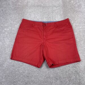 Toad and Co Shorts Mens 38 Red Mission‎ Ridge Stretch Chino Hiking Climbing